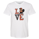 Oregon State Beavers LOVE Unisex Tee Shirt
