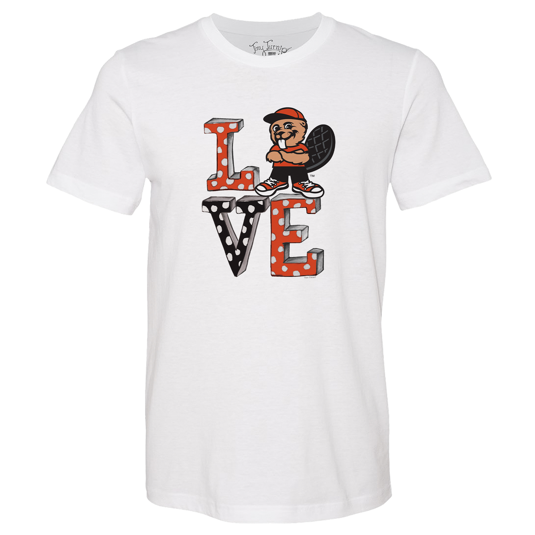 Oregon State Beavers LOVE Unisex Tee Shirt