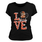 Oregon State Beavers LOVE Women's Tee Shirt