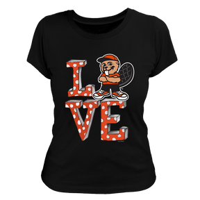 Oregon State Beavers LOVE Women's Tee Shirt