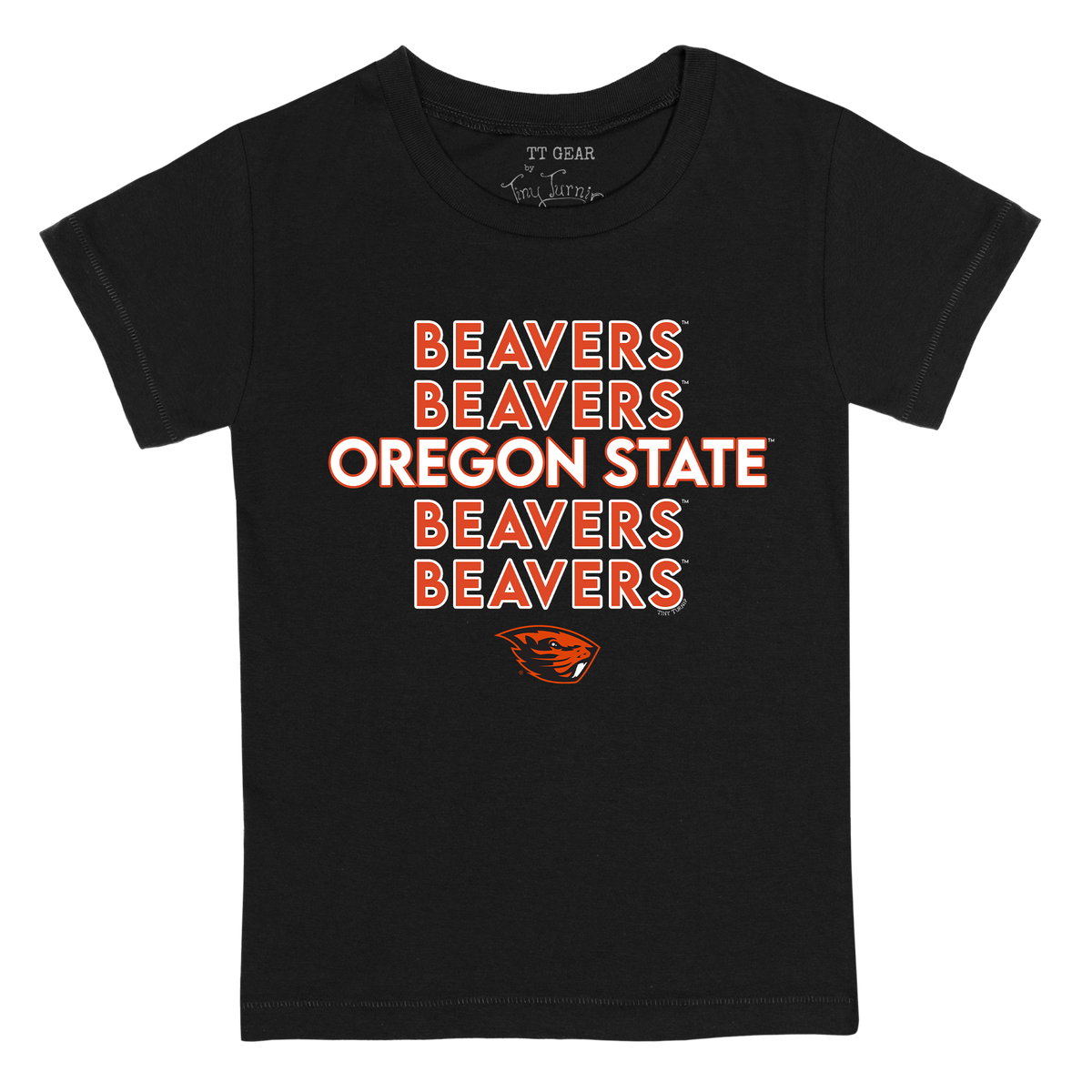 Oregon State Beavers Stacked Kid's Tee Shirt