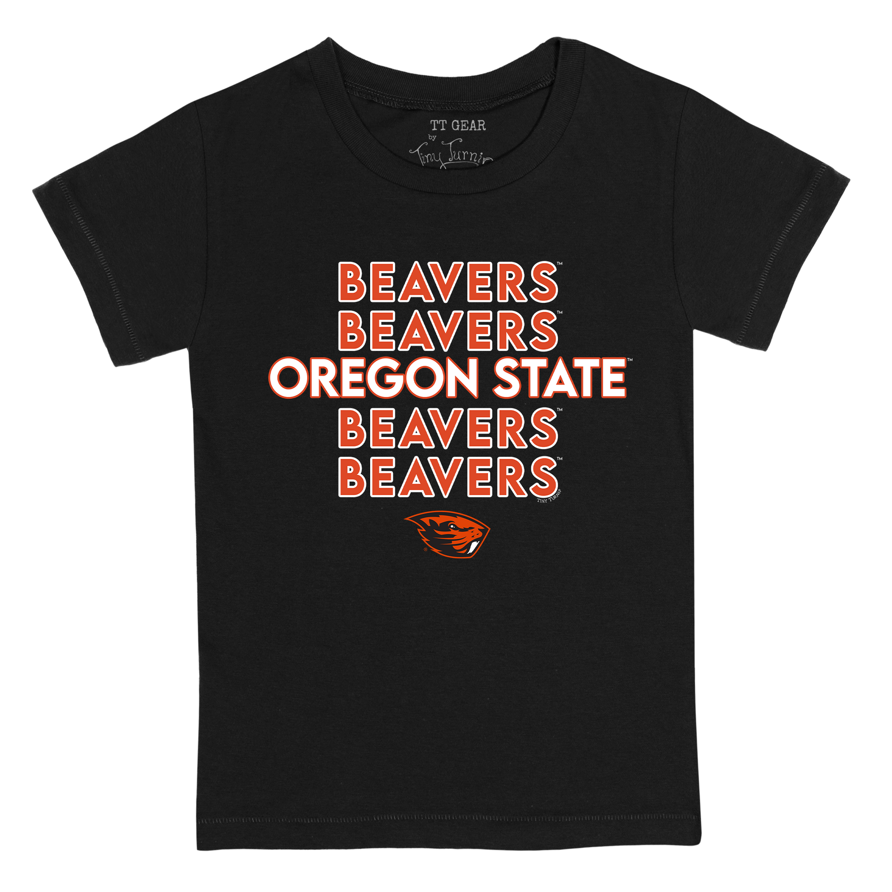 Oregon State Beavers Stacked Kid's Tee Shirt