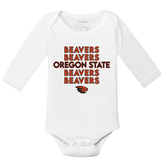 Oregon State Beavers Stacked Long-Sleeve Snapper