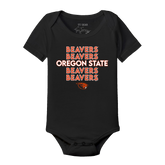 Oregon State Beavers Stacked Short Sleeve Snapper