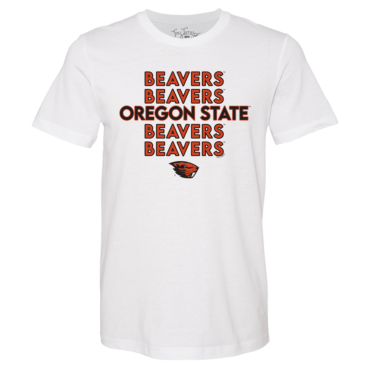 Oregon State Beavers Stacked Unisex Tee Shirt