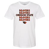 Oregon State Beavers Stacked Unisex Tee Shirt