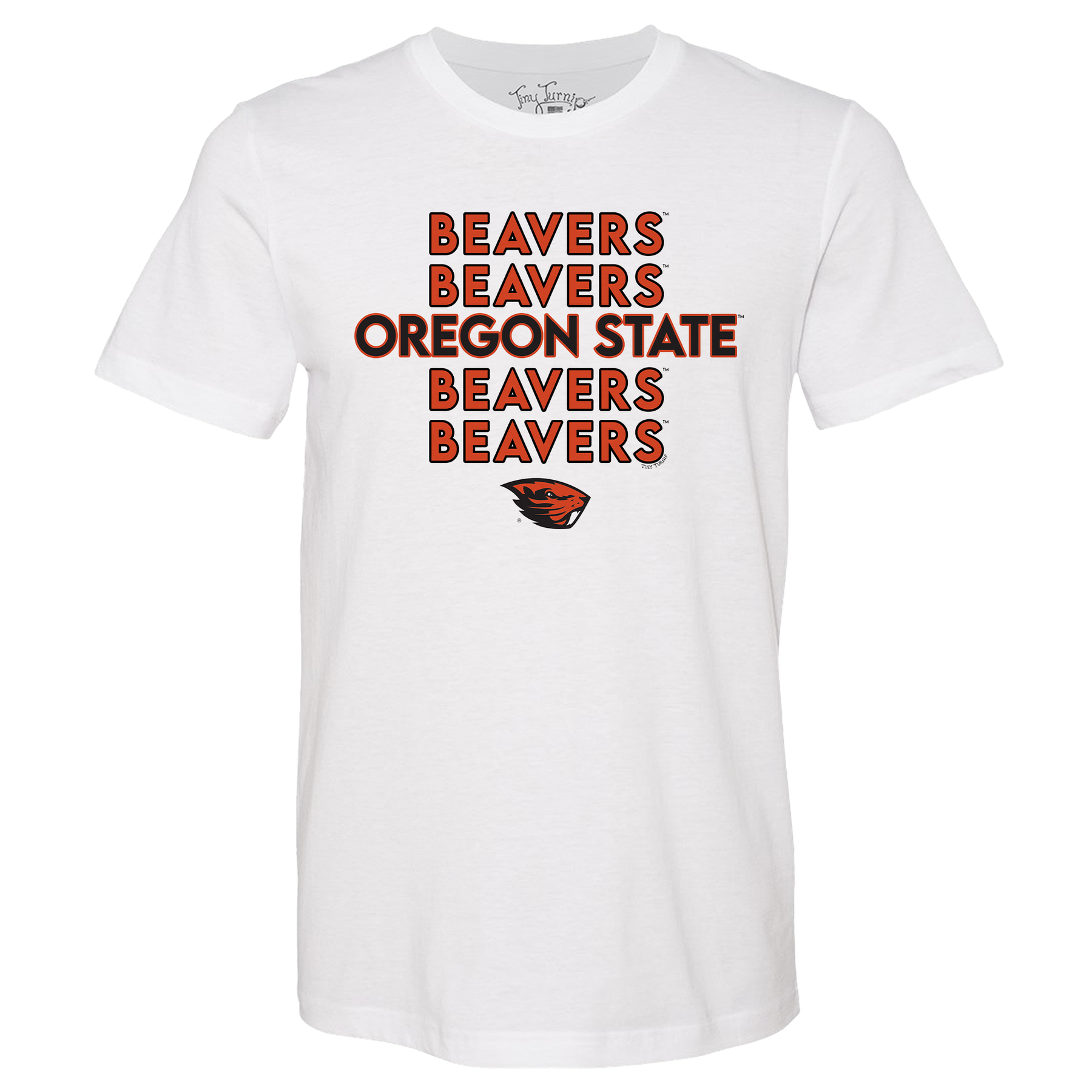 Oregon State Beavers Stacked Unisex Tee Shirt