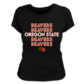 Oregon State Beavers Stacked Women's Tee Shirt