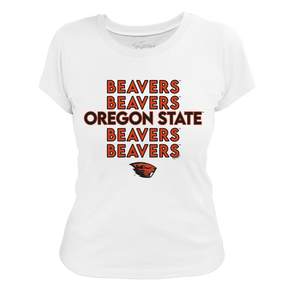 Oregon State Beavers Stacked Women's Tee Shirt