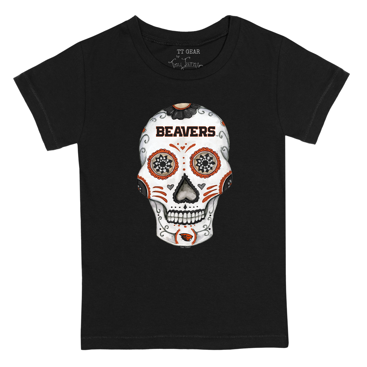 Oregon State Beavers Sugar Skull Kid's Tee Shirt