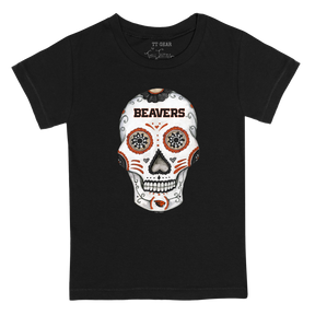 Oregon State Beavers Sugar Skull Kid's Tee Shirt