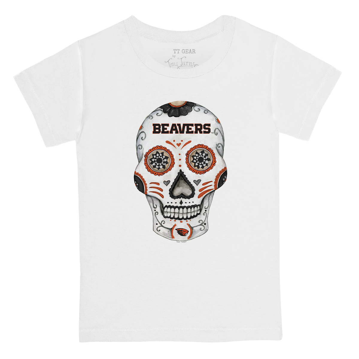 Oregon State Beavers Sugar Skull Kid's Tee Shirt