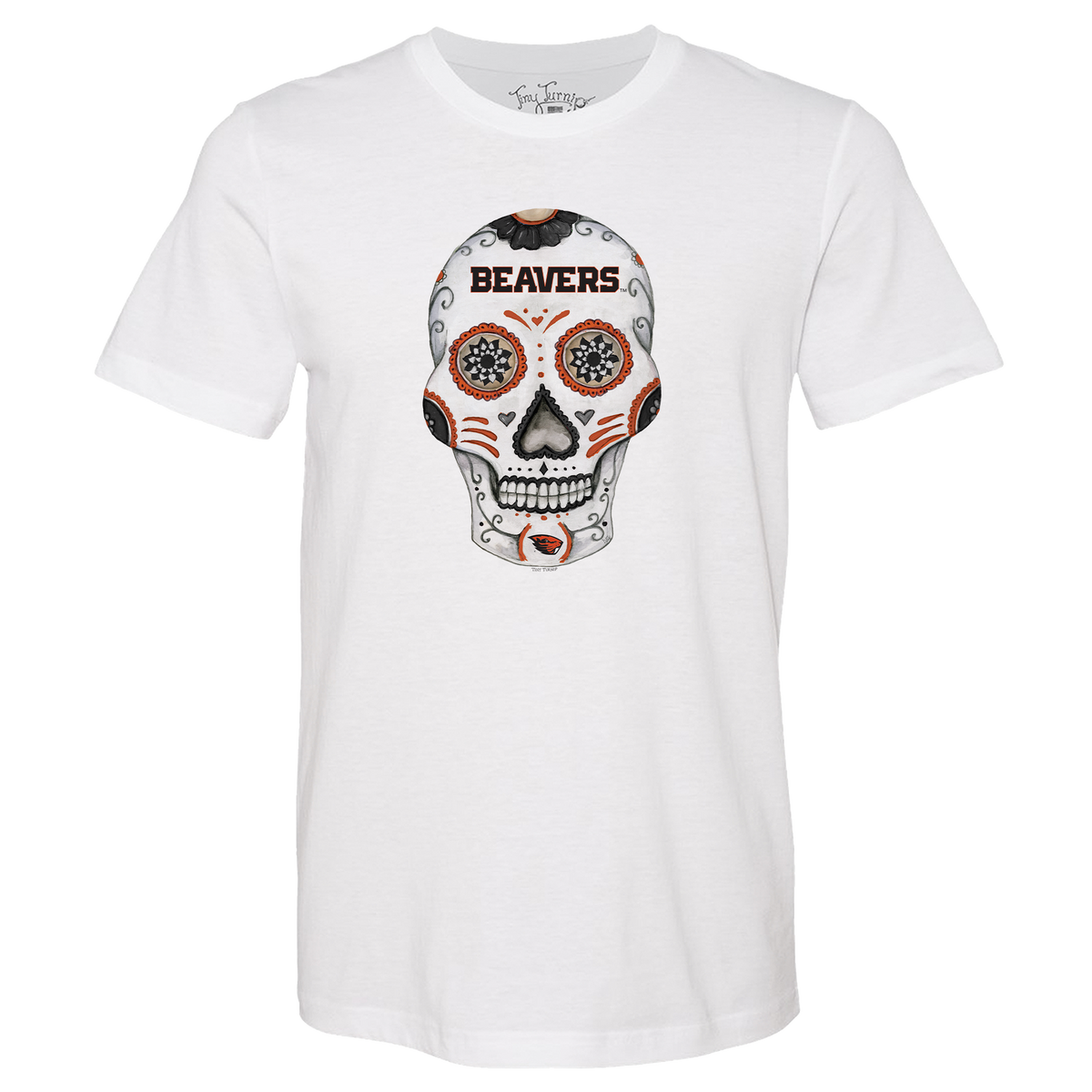 Oregon State Beavers Sugar Skull Unisex Tee Shirt