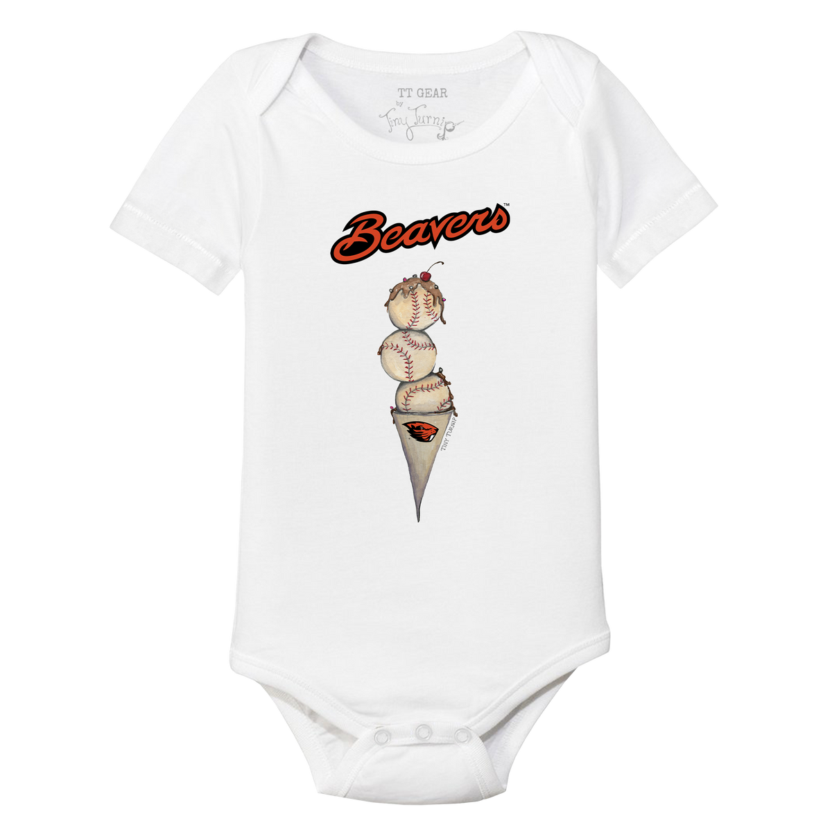 Oregon State Beavers Baseball Triple Scoop Short Sleeve Snapper