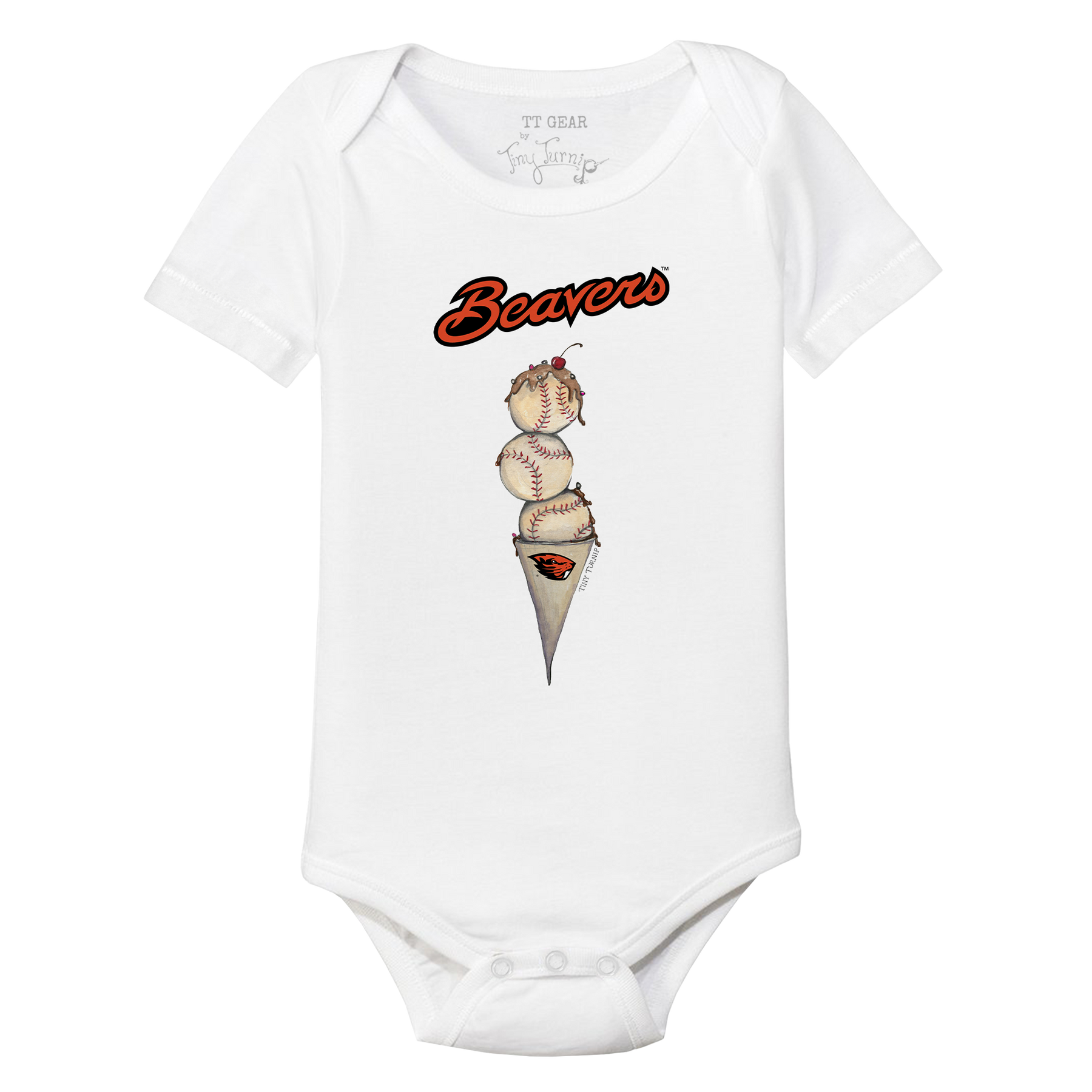 Oregon State Beavers Baseball Triple Scoop Short Sleeve Snapper