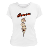 Oregon State Beavers Baseball Triple Scoop Women's Tee Shirt