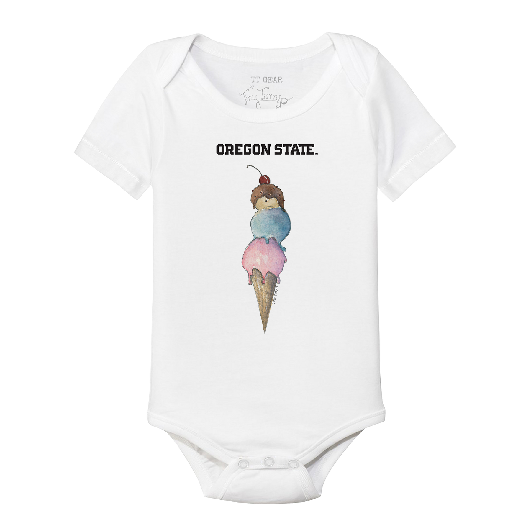 Oregon State Beavers Triple Scoop Short Sleeve Snapper