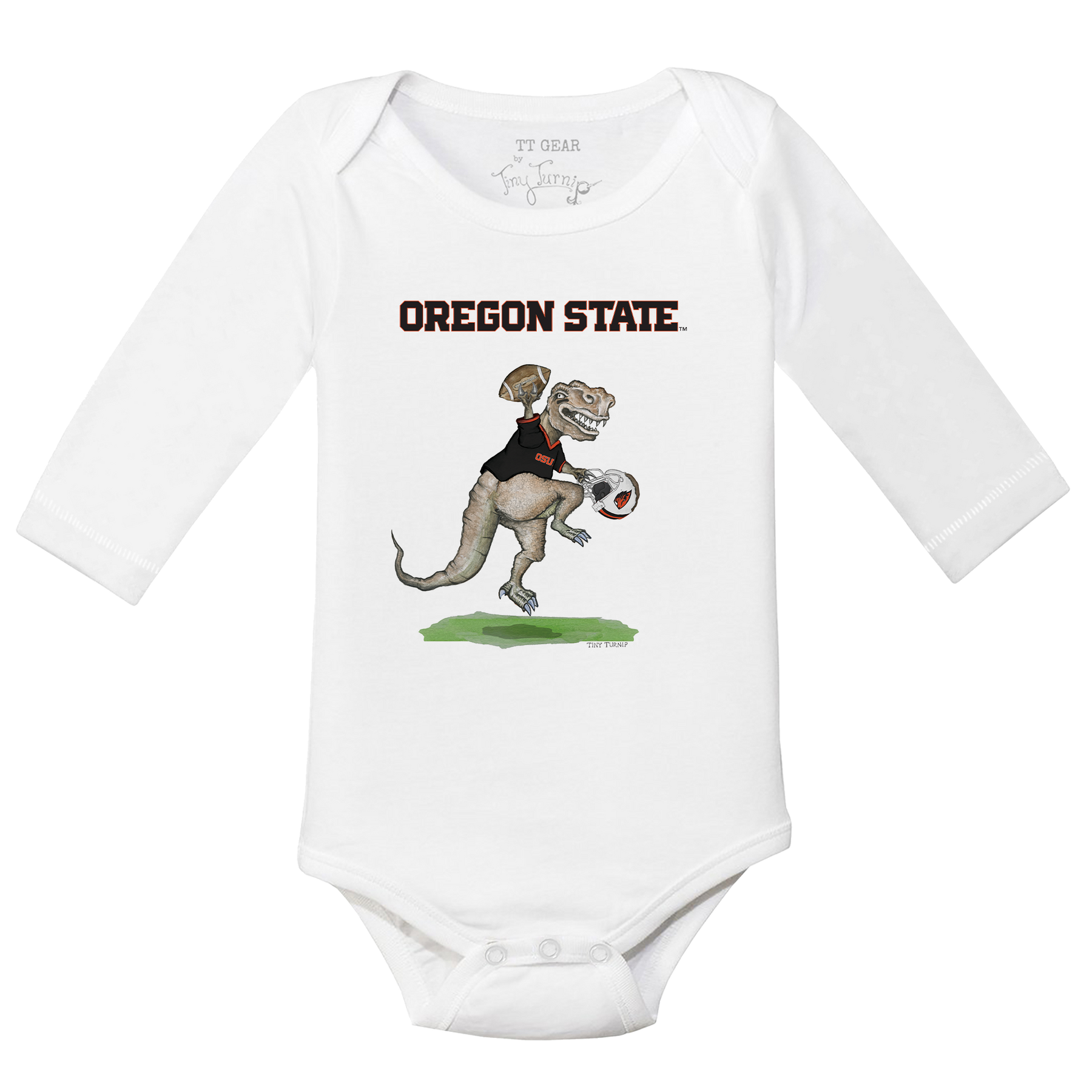 Oregon State Beavers TT Rex Long-Sleeve Snapper