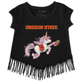 Oregon State Beavers Unicorn Fringe Tee