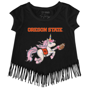 Oregon State Beavers Unicorn Fringe Tee