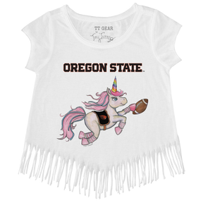 Oregon State Beavers Unicorn Fringe Tee
