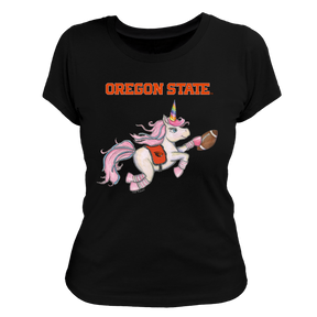 Oregon State Beavers Unicorn Women's Tee Shirt
