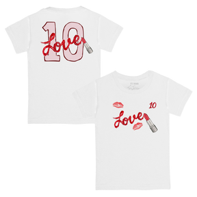 VIP Lipstick w/ Name, Number - Kid's Tee Shirt - Tiny Turnip