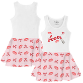 VIP Football: Lipstick w/ Name Number - Tank Swing Dress