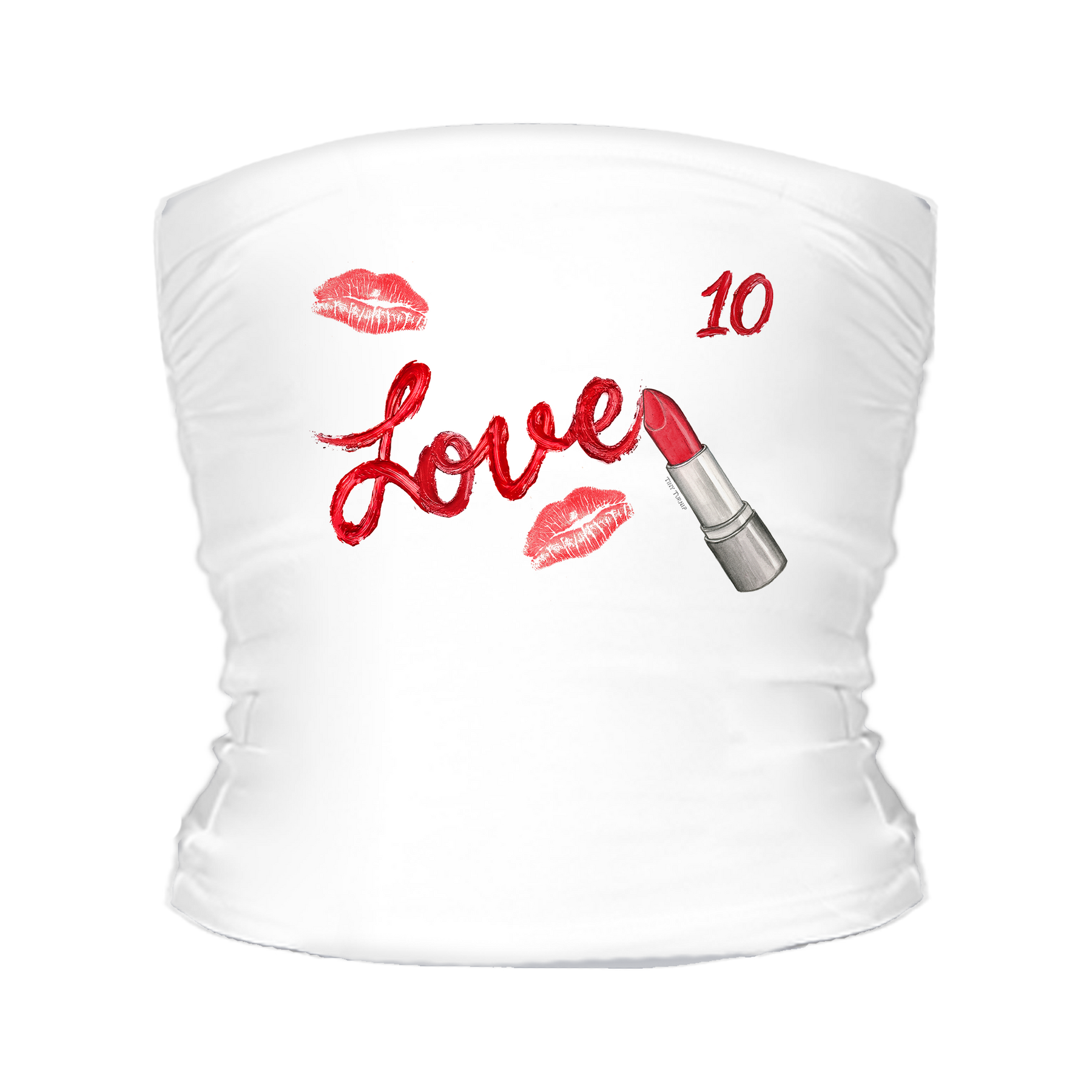 VIP Lipstick w/ Name, Number - Tube Top - Tiny Turnip
