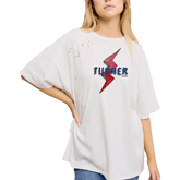 VIP Philadelphia Phillies Postseason '26 Rocker Distressed Tee - Tiny Turnip