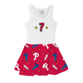VIP Philadelphia Phillies Postseason '26 Tank Swing Dress - Tiny Turnip