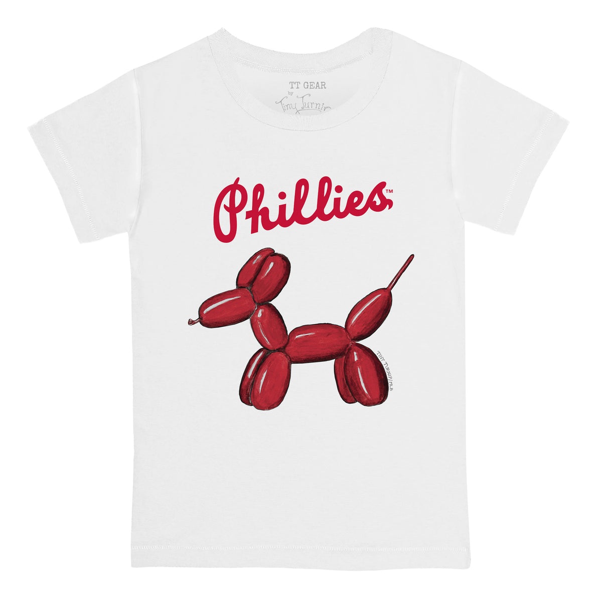 Philadelphia Phillies Balloon Dog Tee Shirt