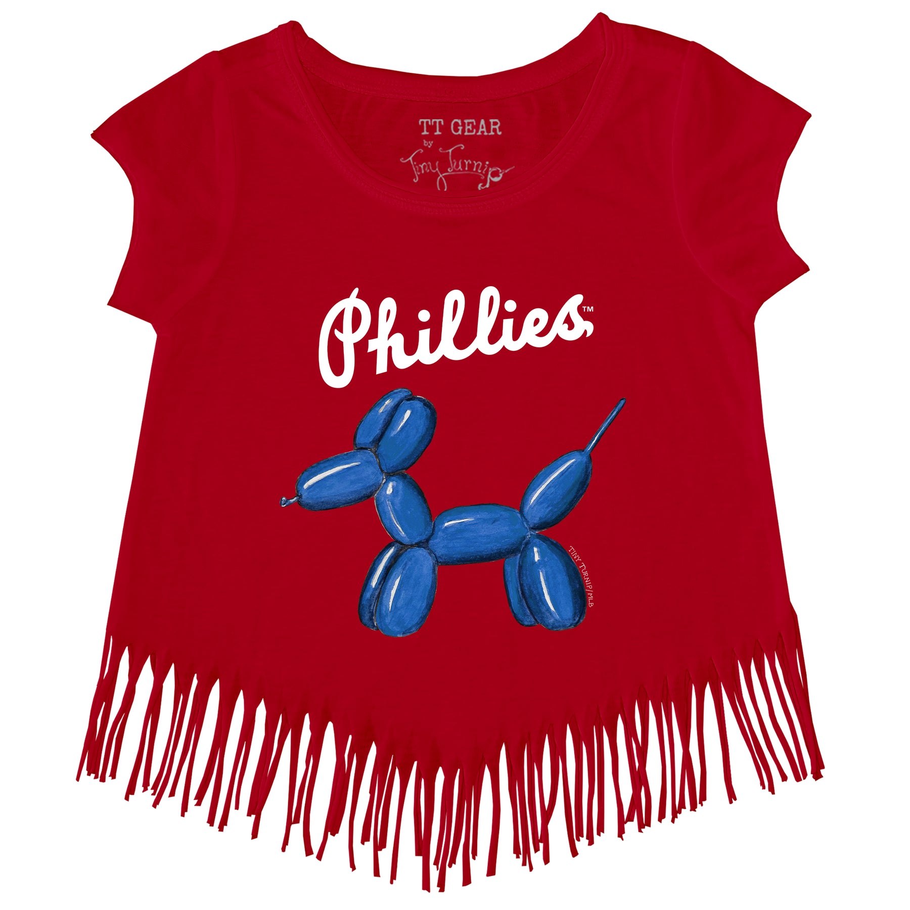 Philadelphia Phillies Balloon Dog Fringe Tee