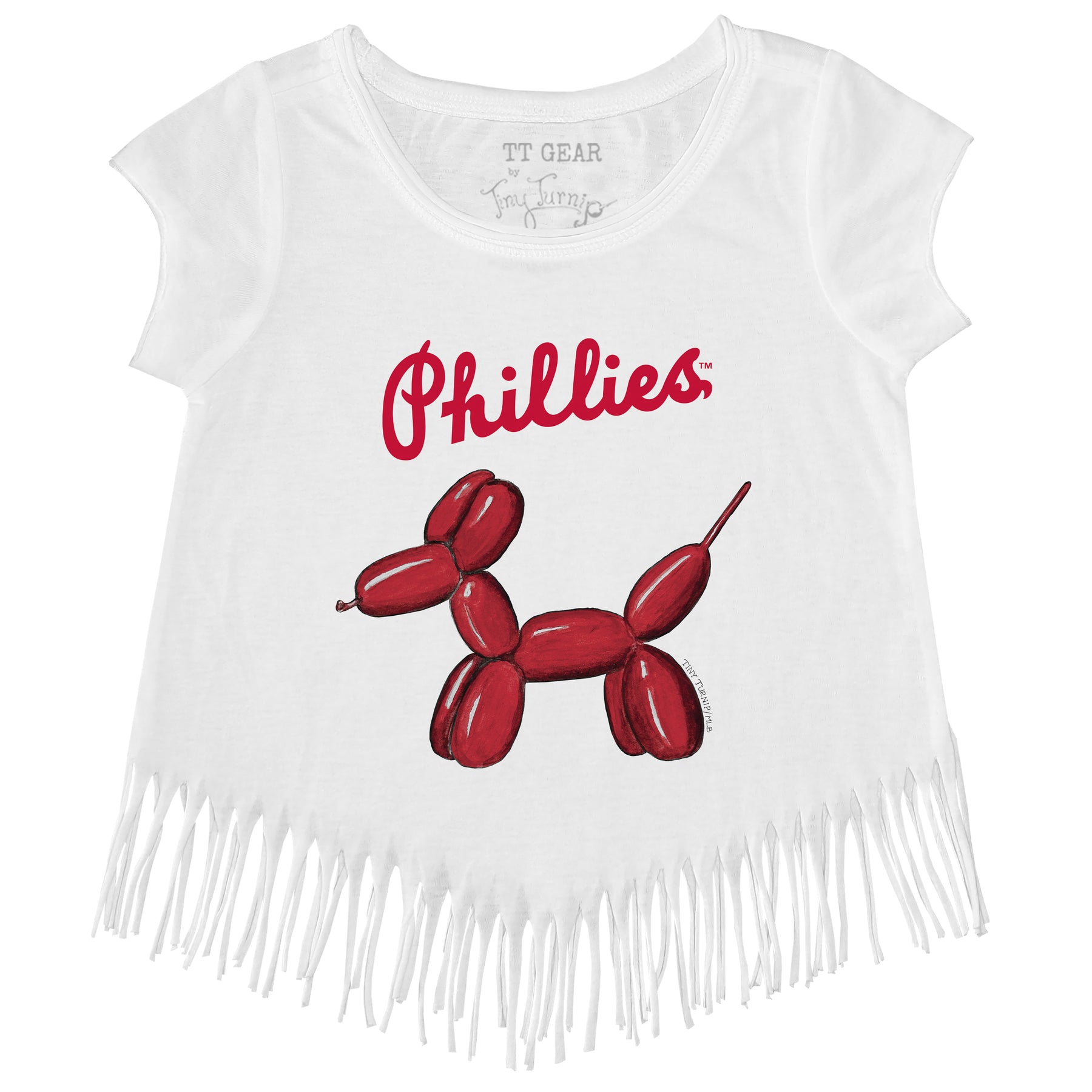 Philadelphia Phillies Balloon Dog Fringe Tee