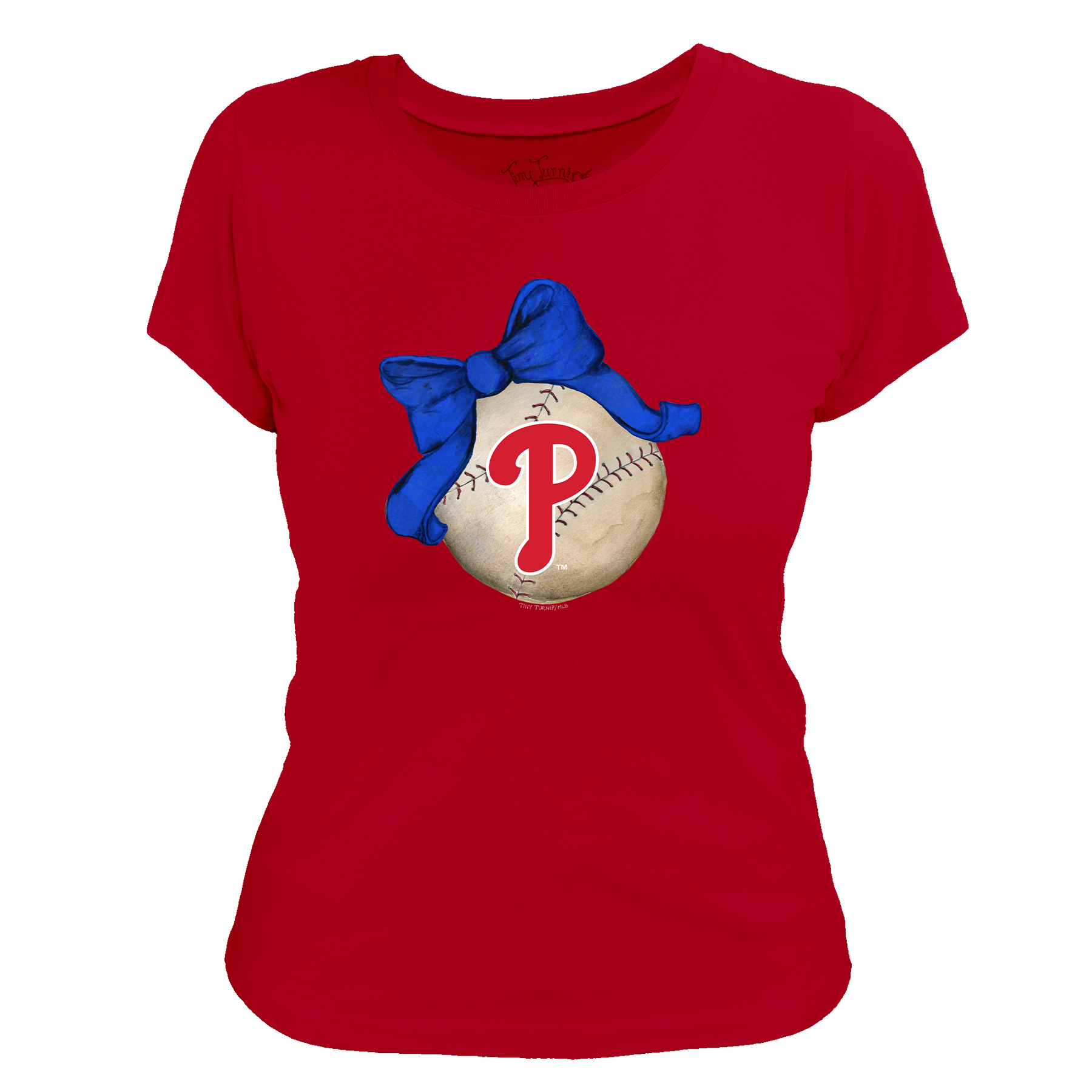 Philadelphia Phillies Baseball Bow Tee Shirt
