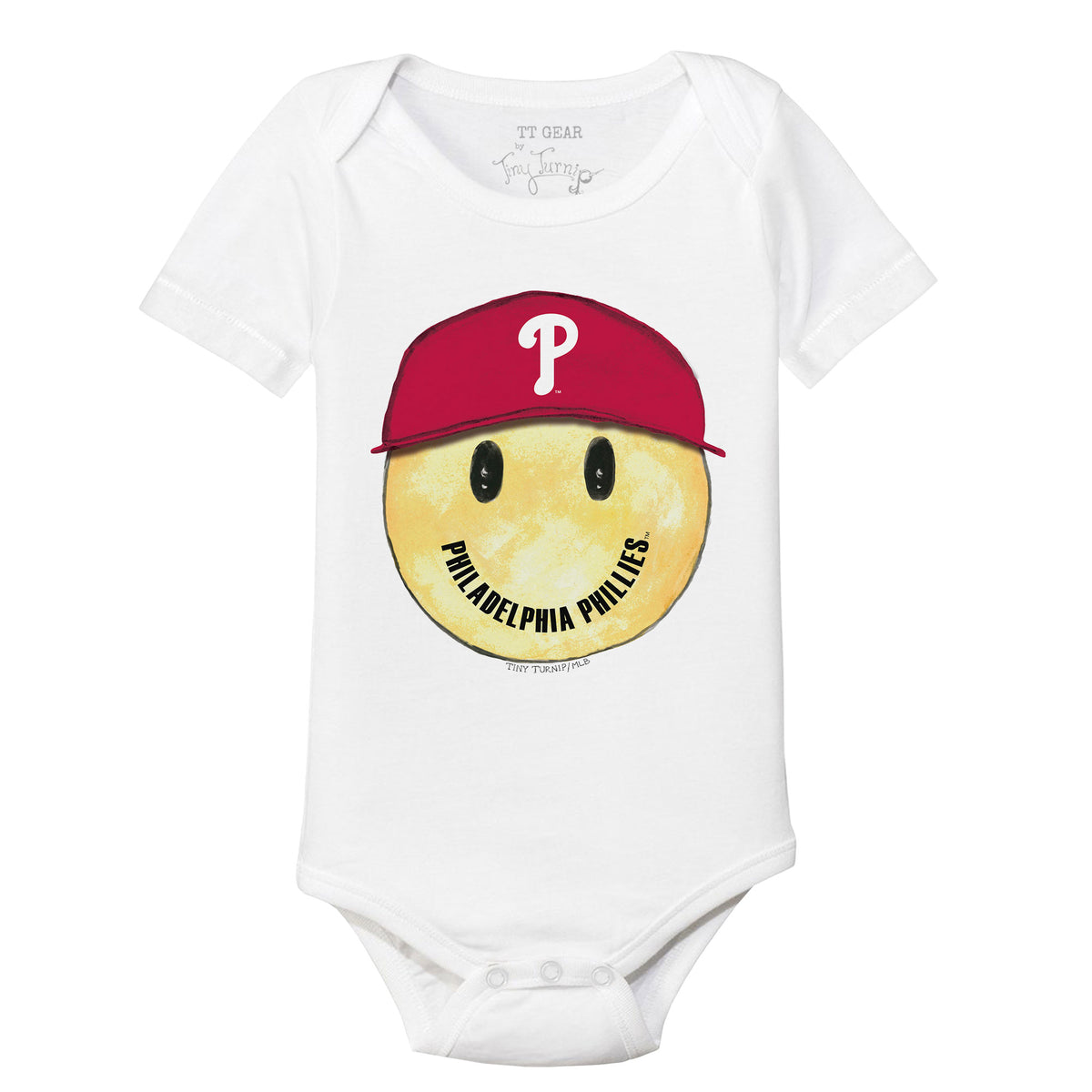 Philadelphia Phillies Smiley Short Sleeve Snapper
