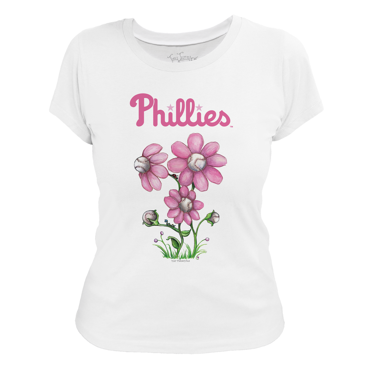 Philadelphia Phillies Blooming Baseballs Tee Shirt