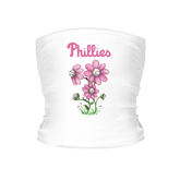 Philadelphia Phillies Blooming Baseball Tube Top - Tiny Turnip