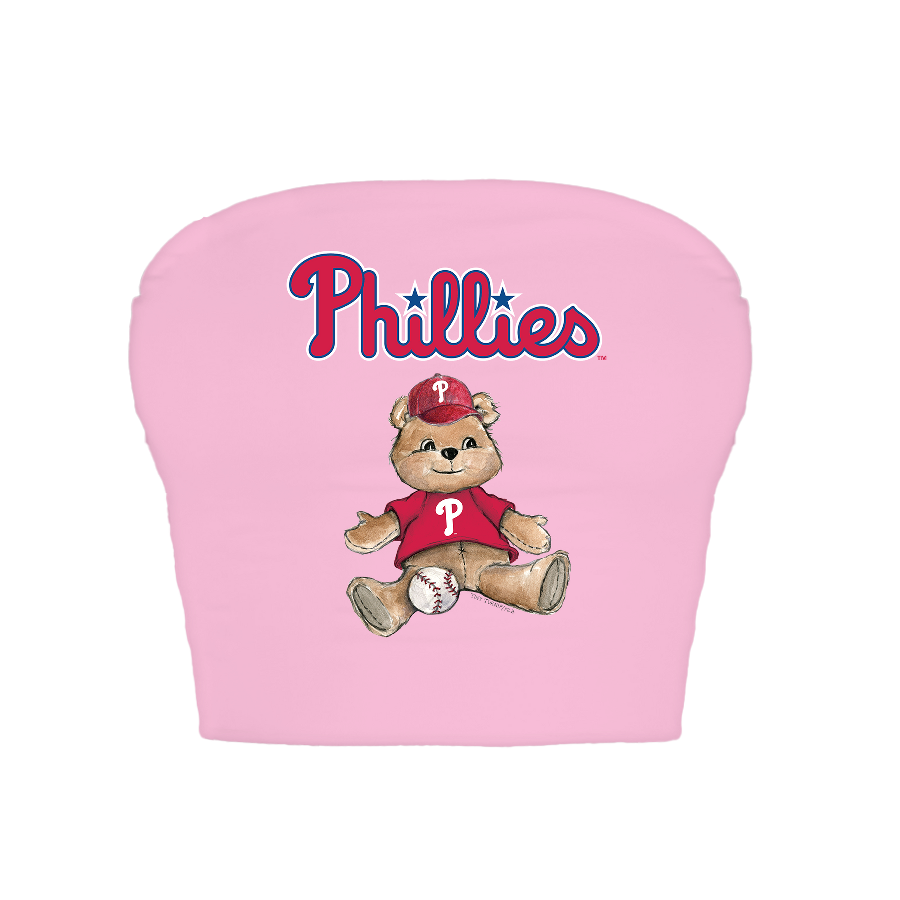 Philadelphia Phillies Teddy Crop Tube Top