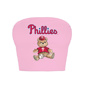 Philadelphia Phillies Teddy Crop Tube Top