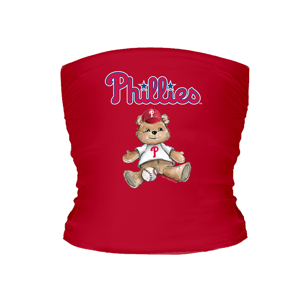Philadelphia Phillies Teddy Tube Top - Tiny Turnip