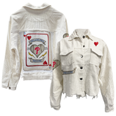 Philadelphia Phillies Card White Cord Jacket