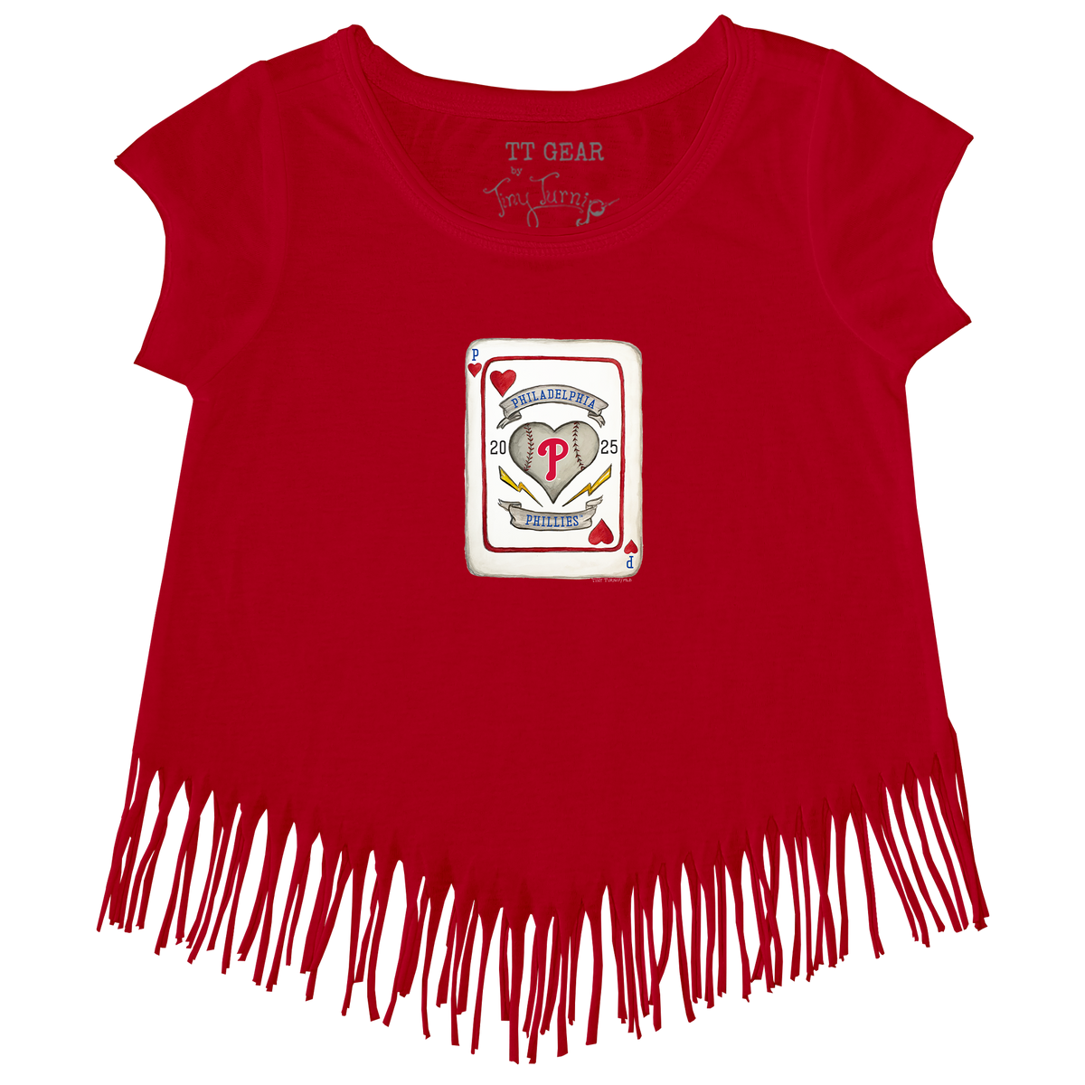 Philadelphia Phillies Card Fringe Tee