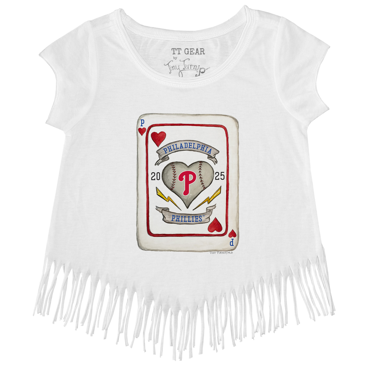 Philadelphia Phillies Card Fringe Tee