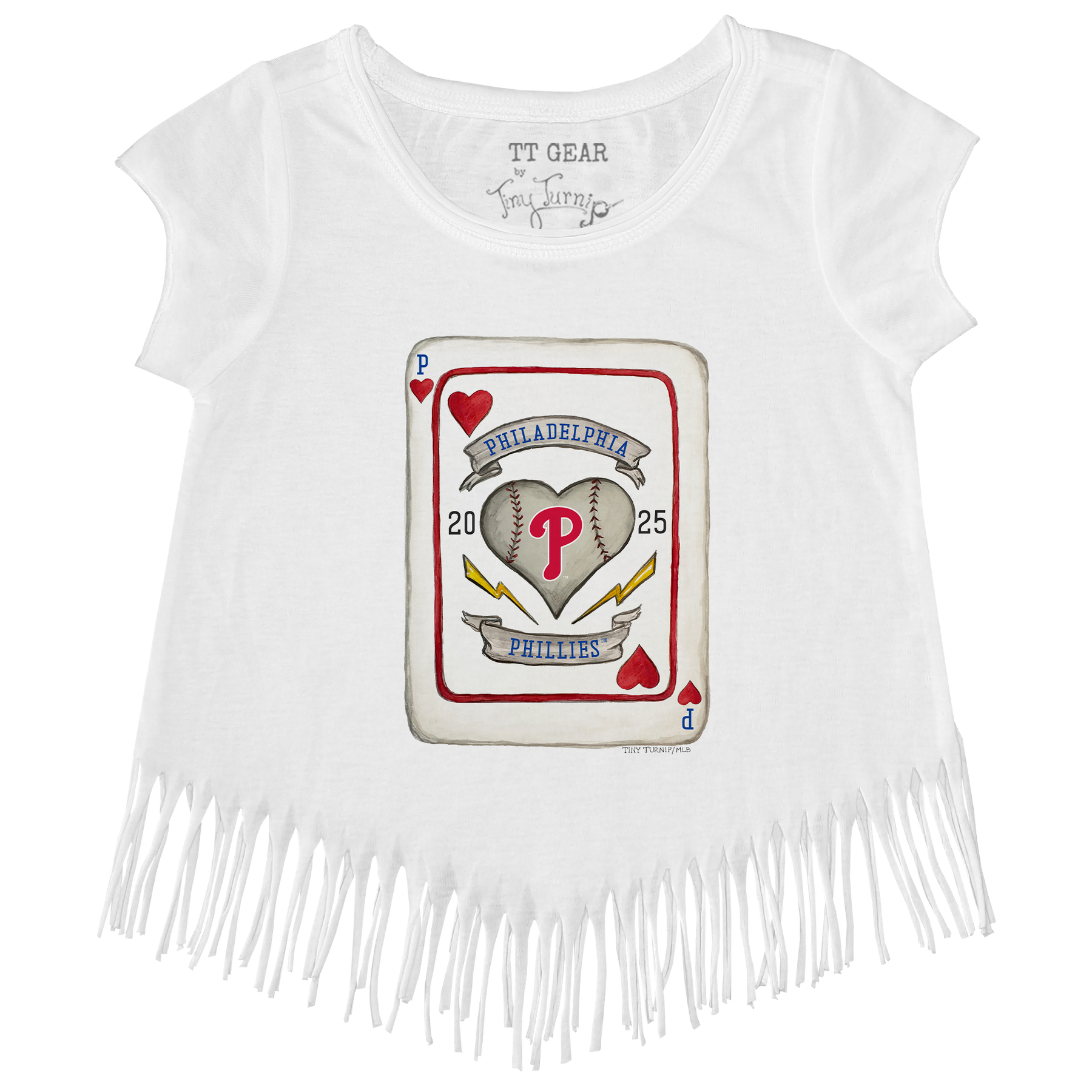 Philadelphia Phillies Card Fringe Tee