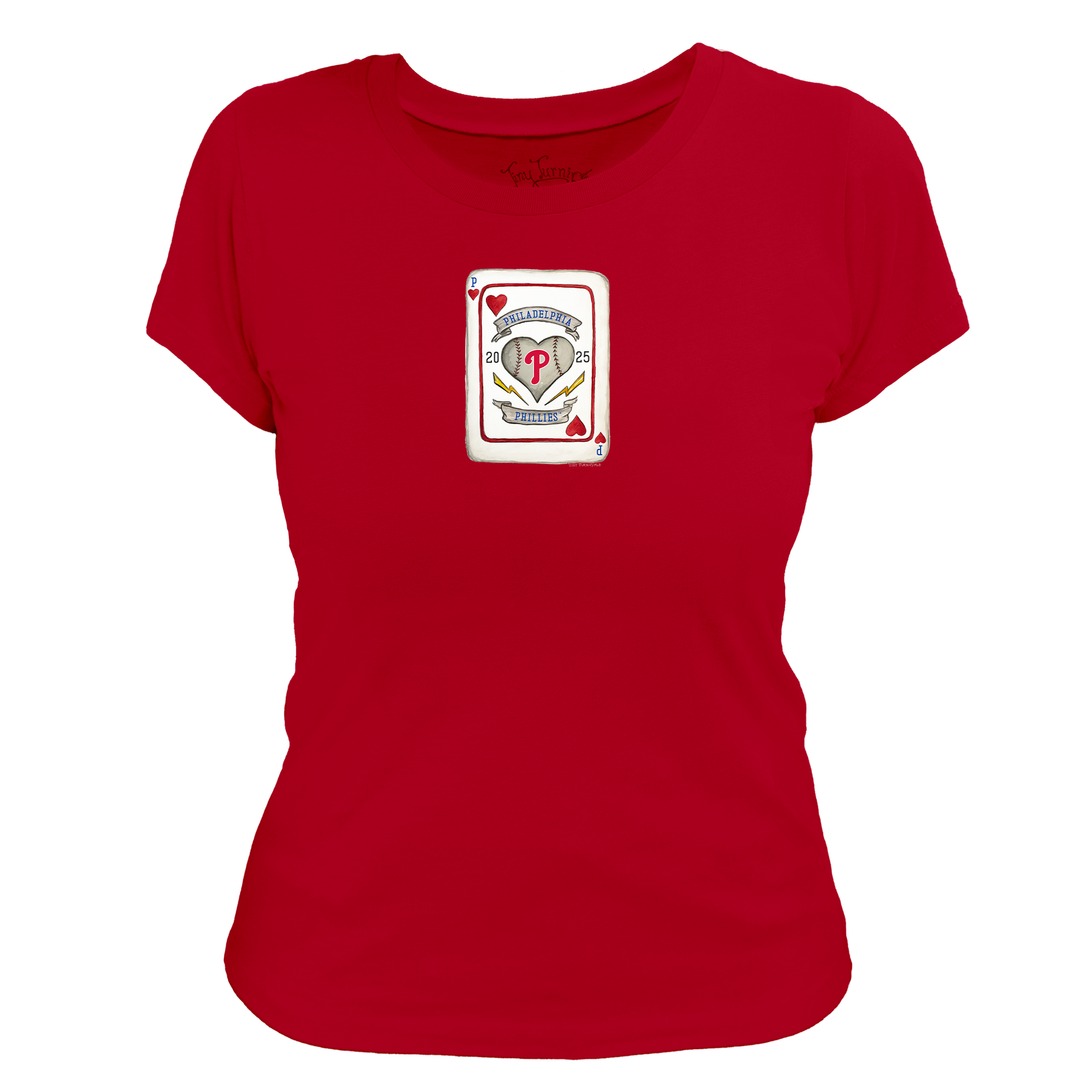 Philadelphia Phillies Card Women's Tee Shirt