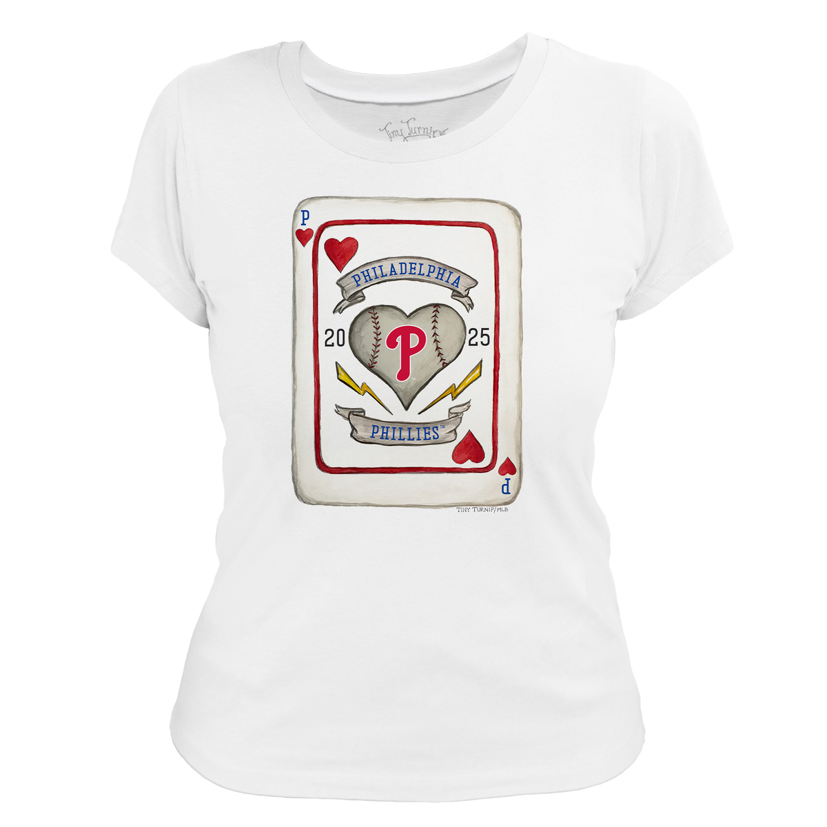 Philadelphia Phillies Card Women's Tee Shirt