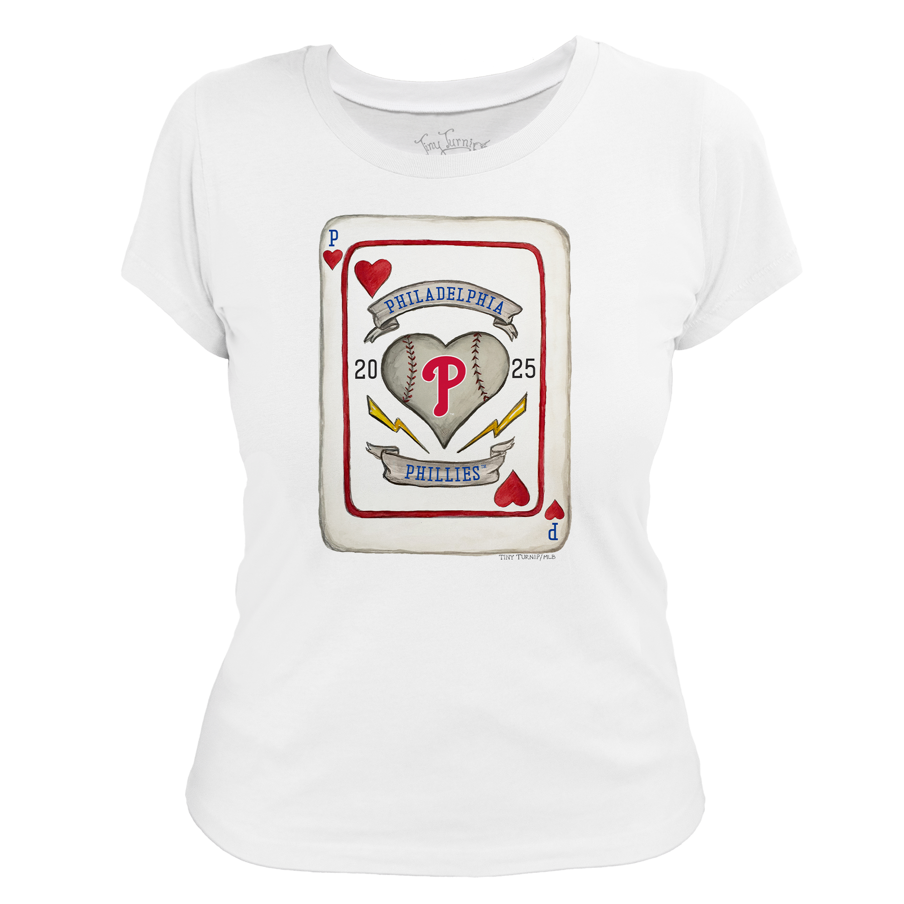Philadelphia Phillies Card Women's Tee Shirt