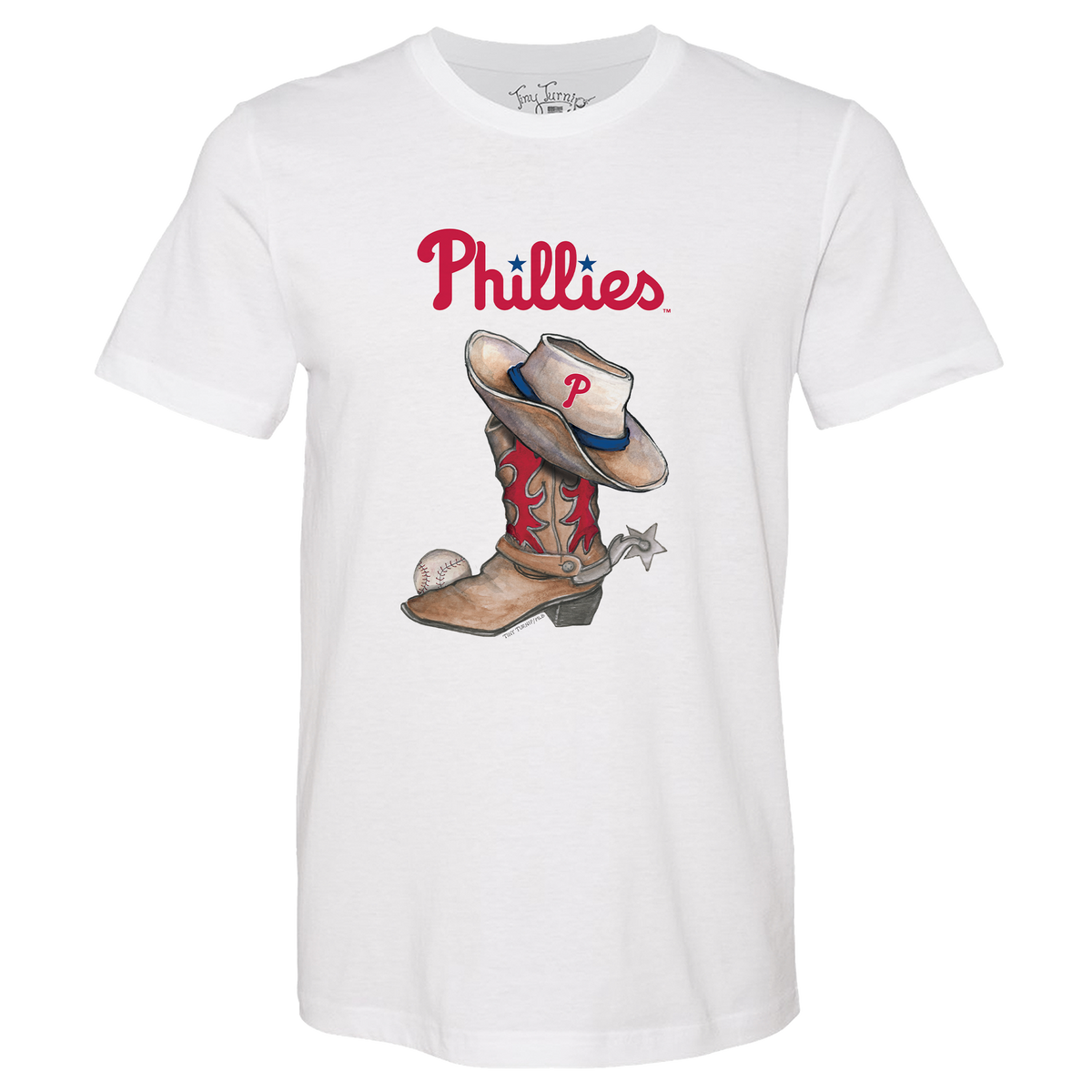 Philadelphia Phillies Cowboy Boot Unisex Tee Shirt