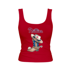 Philadelphia Phillies Cowboy Boot Emmy Tank